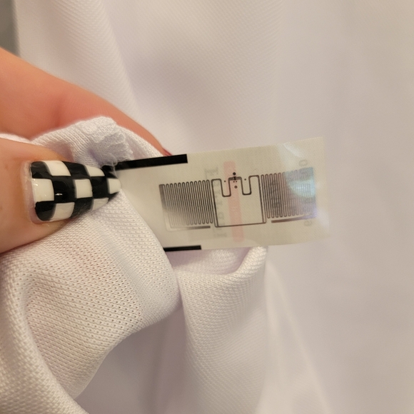 Ferrari Men's SS Recycled Tech Piquet PR Horse Polo White Size Medium NWT - Picture 14 of 17